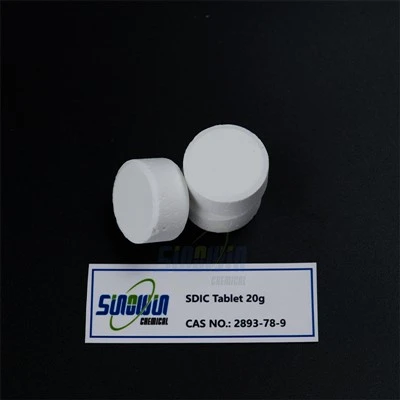 CAS 2893-78-9 pillola granulari 56% 60% sodju dichloroisocyanurate sdic